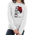 Frida Kahlo Flower Girl Women Long Sleeve Tshirt