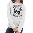 Funny Cat Kitten Grumpy-Face Cat Mom Cat Lovers Cat Owner Women Long Sleeve Tshirt