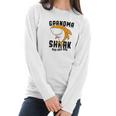 Grandma Shark For Mommy Grandmother Women Long Sleeve Tshirt