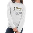 Happily Ever After Horse Equestrian Tee Women Long Sleeve Tshirt