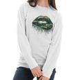 Jameson Irish Whiskey Lips Women Long Sleeve Tshirt