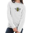 Manchester England Honey Bee Worker Symbol Women Long Sleeve Tshirt