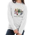 The Peanuts Gang Christmas Time Is Here Women Long Sleeve Tshirt