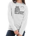 Squatch King Threads Bears Beets Battlestar Galactica Women Long Sleeve Tshirt