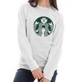 Starbuck Coffee Nurse Women Long Sleeve Tshirt