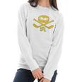 Vintage St Louis Missouri Skyline Style Hockey Retro Women Long Sleeve Tshirt