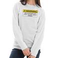 Warning May Spontaneously Talking About Horses Special 2022 Gift Women Long Sleeve Tshirt