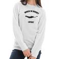 When In Doubt Layout Ultimate Frisbee Sports Women Long Sleeve Tshirt