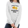 Worlds Best Goldfish Mom Women Long Sleeve Tshirt