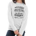 Yes I Am A Spoiled Husband Taken By A Smoking Hot Wife Women Long Sleeve Tshirt