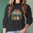 25Th Birthday Decorations January 1997 Men Women 25 Years Old Women Long Sleeve Tshirt