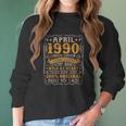 31St Birthday Decoration April 1990 Men Women 31 Years Old Women Long Sleeve Tshirt