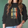 31St Birthday Decorations June 1990 Men Women 31 Years Old Women Long Sleeve Tshirt