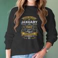 60Th Birthday Gift 60 Years Old Legend Since January 1962 Ver2 Women Long Sleeve Tshirt