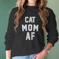 The Animals Cat Mom Af Women Long Sleeve Tshirt