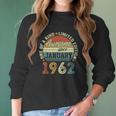 Awesome Since January 1962 60 Years Old 60Th Birthday Gifts Women Long Sleeve Tshirt