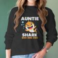 Baby Shark Auntie Shark Doo Doo Doo Women Long Sleeve Tshirt