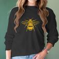 Beekeeper Honey Bee Lover Linocut Bee Women Long Sleeve Tshirt