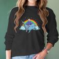 Bernie Sanders Rainbow Women Long Sleeve Tshirt