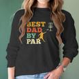 Best Dad By Par Disc Golf Lover Frisbee Golfing Father Gifts Women Long Sleeve Tshirt