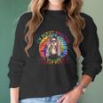 I Am Blunt Because God Rolled Me That Way Hippie Women Long Sleeve Tshirt