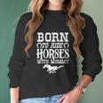 Born To Ride Horses With Mommy Baby Bodysuit One Piece Romper Or Toddler Women Long Sleeve Tshirt