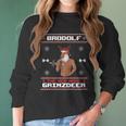 Brodolf The Red Nose Gainzdeer Gym Ugly Christmas Sweater Men Women T-Shirt Graphic Print Casual Unisex Tee Women Long Sleeve Tshirt