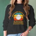 Chicken Wing Chicken Wing Song Lyric Hot Dog Bologna Retro Vintage Women Long Sleeve Tshirt