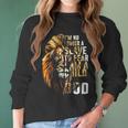 Christian Lion Jesus Im No Longer A Slave To Fear Km Women Long Sleeve Tshirt