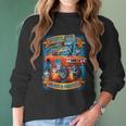 Classic Sixties Muscle Car Funny Dragster Hot Rod Cartoon V5 Women Long Sleeve Tshirt