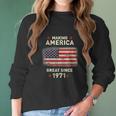 Cool 1971 Bday Funny Vintage 50Th Birthday Gift Women Long Sleeve Tshirt