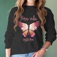 Costa Rica Butterfly Pura Vida Souvenir Women Long Sleeve Tshirt