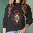 Creepy Merry Krampus Germanic Christmas Demon Horror Gift Women Long Sleeve Tshirt