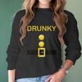 Cute Halloween Funny Halloween Day Drunky Dwarf Costume Women Long Sleeve Tshirt