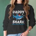 Daddy Shark Christmas Women Long Sleeve Tshirt