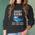 Daddy Shark Doo Doo Christmas Women Long Sleeve Tshirt