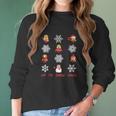 Despicable Me Minions Snowflake Christmas Women Long Sleeve Tshirt