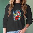 Diving Santa H2o H2o H2o Funny Christmas Dive Scuba Diver Women Long Sleeve Tshirt