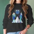 Egyptian God Anubis And Goddess Women Long Sleeve Tshirt