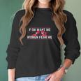 Fish Want Me Women Fear Me Beautiful Art Women Long Sleeve Tshirt