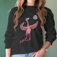 Flamingo Volleyball Spike Serve Player Spiker Women Men Women Long Sleeve Tshirt