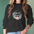 Florist Gardener Botanist Flower Power Gardening Planting Women Long Sleeve Tshirt