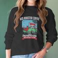 Floyd Farmhouse Red Rooster Coffee Women Long Sleeve Tshirt