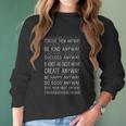 Forgive Them Anyway Mother Theresa Quote Women Long Sleeve Tshirt