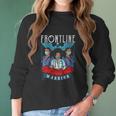 Frontline Warrior Proud Hero Black Nurse Superhero 2020 Women Long Sleeve Tshirt