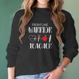 Frontline Warrior Teacher Gift For Teacher Good Women Long Sleeve Tshirt