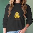 Funny Buddhism God Joke Oh My Buddha Women Long Sleeve Tshirt