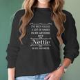 Funny Christmas Nutcracker Design Crack Deez Nuts Gift Women Long Sleeve Tshirt