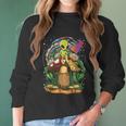 Funny Magic Mushroom Alien Trippy Shroom Lsd Gift Acid Trip Women Long Sleeve Tshirt