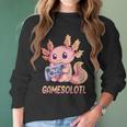 Gamesolotl Axolotl Video Gamer Kawaii Pastel Goth Anime Boys V4 Men Women T-Shirt Graphic Print Casual Unisex Tee Women Long Sleeve Tshirt